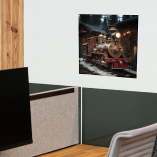 Christmas Train Wall Decal