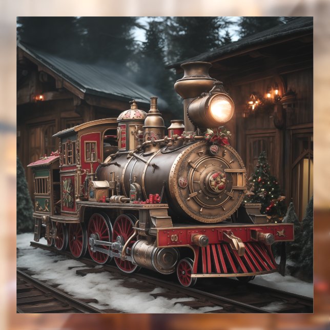 Christmas Train Window Cling (Sheet 2)