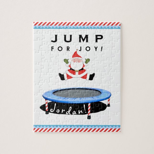 Christmas Trampoline Jigsaw Puzzle (Vertical)