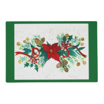 Christmas tray ( holly & berries)