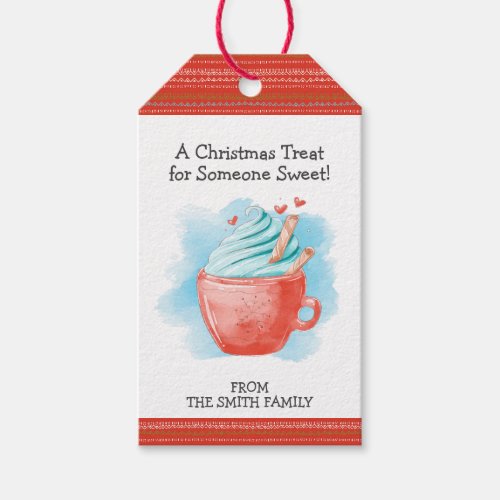 Christmas Treat Someone Sweet Hot Chocolate Gift Tags