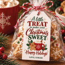 Christmas Treats for Neighbors Custom Name