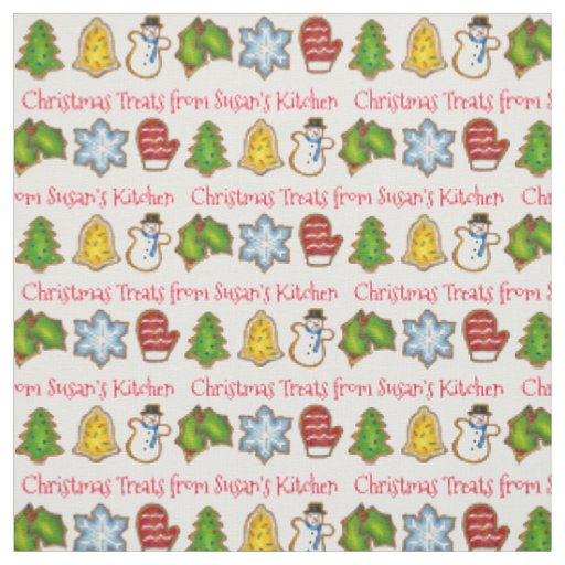 Christmas Treats Homemade Sugar Cookies Baked By Fabric