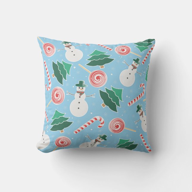 Christmas Treats  Throw Pillow (Front)