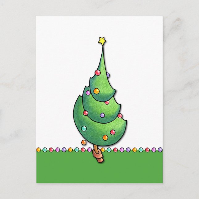 Christmas Tree2 Postcard (Front)