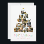 Christmas Tree 13 Photo Collage Christmas Card<br><div class="desc">Christmas Tree 13 Photo Collage Christmas Card</div>