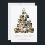 Christmas Tree 13 Photo Collage Christmas Card<br><div class="desc">Christmas Tree 13 Photo Collage Christmas Card</div>