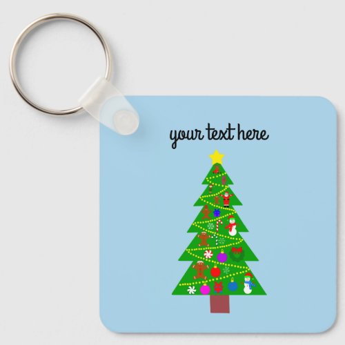Christmas Tree 1 Keychain 