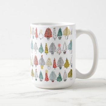Christmas Tree 2016 Design Coffee Mug by CVZ_Illustrations at Zazzle