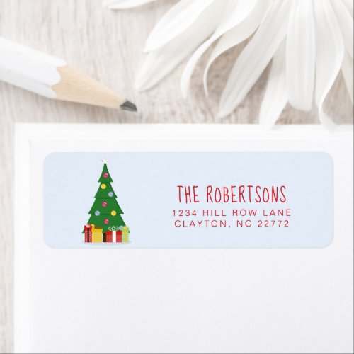Christmas Tree 2020 Label