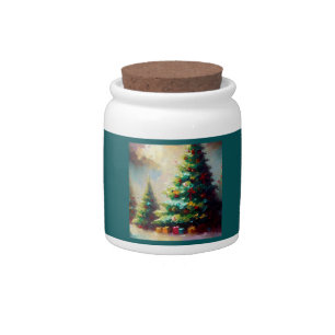 Christmas Tree 2 Candy Jar