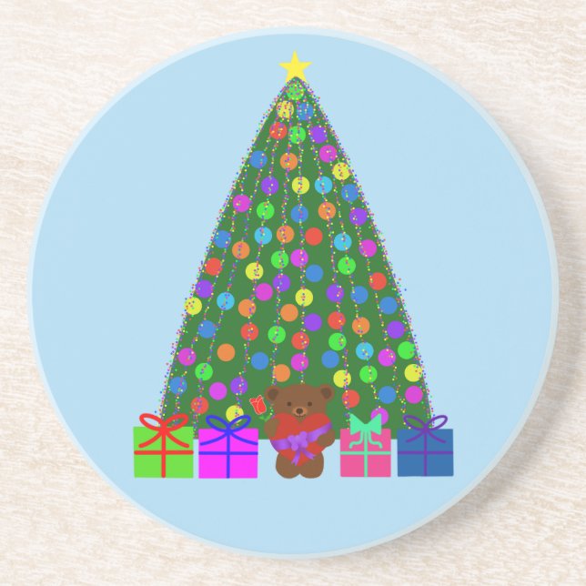 Christmas Tree #2 Coaster (Front)
