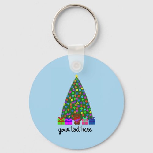 Christmas Tree 2 Keychain 