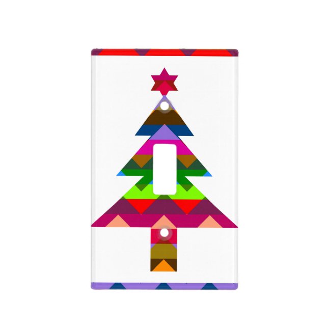 Christmas Tree #2 Light Switch Cover (Front)