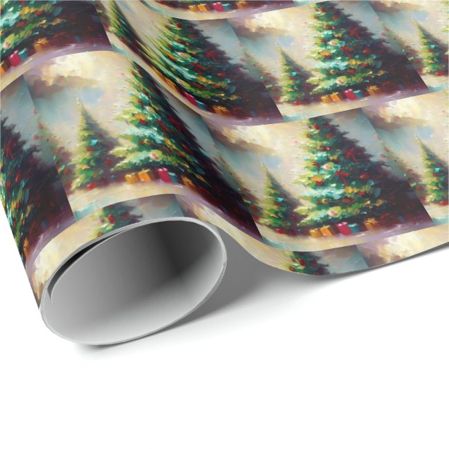Christmas Tree 2 Wrapping Paper (Roll Corner)