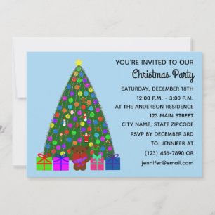 Christmas Tree #3-2 Invitation Card