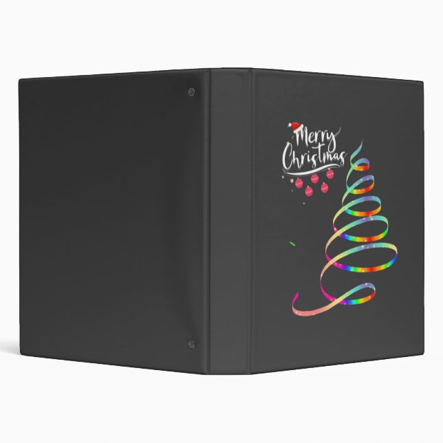  Christmas Tree   3 Ring Binder (Background)
