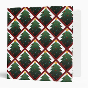 Christmas Tree 3 Ring Binder