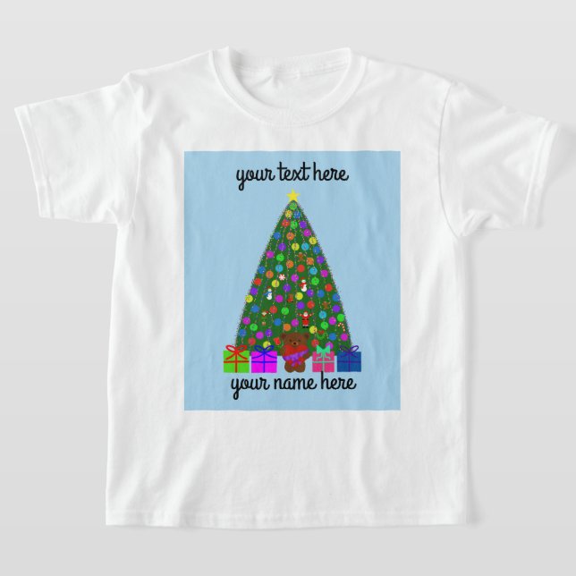 Christmas Tree #3 T-Shirt (Laydown)