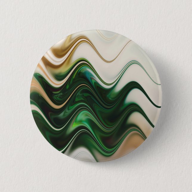 Christmas Tree Abstract Pinback Button (Front)