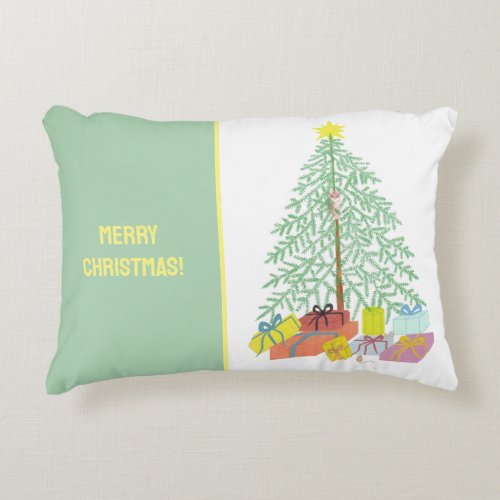 Christmas Tree Accent Pillow