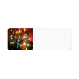 Christmas Tree Address Label