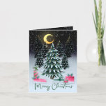 Christmas Tree and Presents Holiday Card