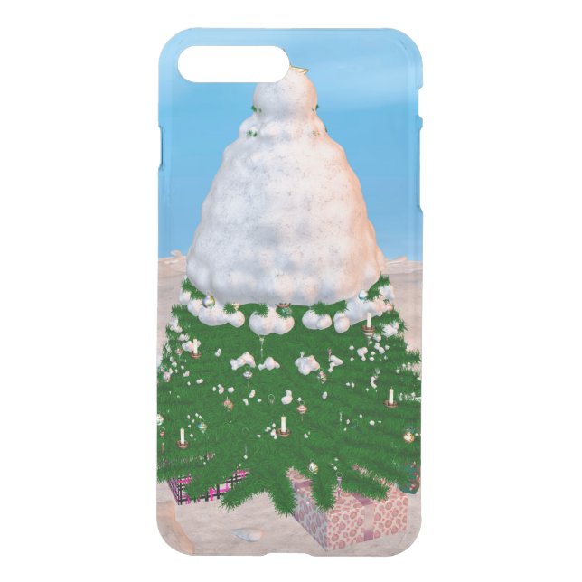 Christmas Tree and Presents Uncommon iPhone Case (Back)