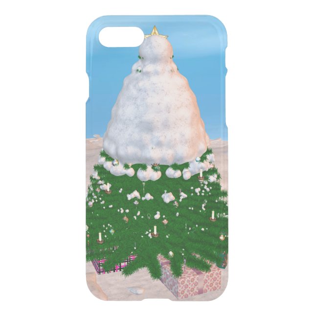Christmas Tree and Presents Uncommon iPhone Case (Back)