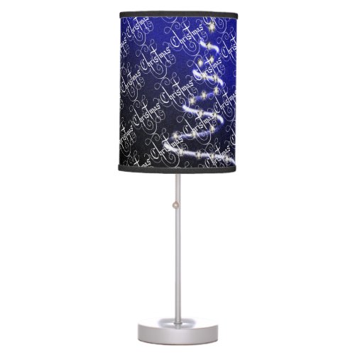 Christmas Tree and Stars _ Table Lamp