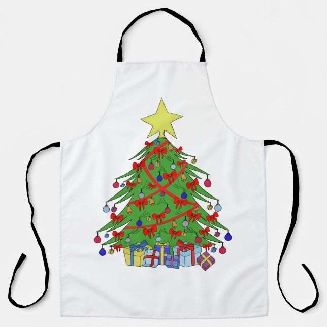 Christmas tree apron (Front)