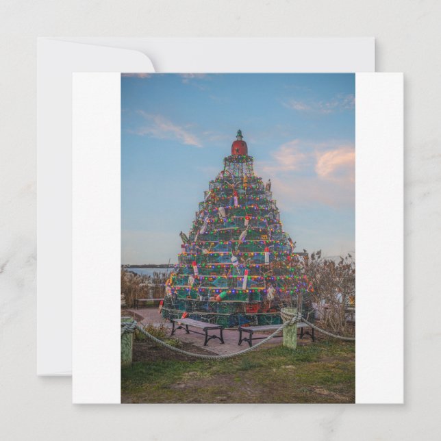 Christmas Tree at Block Island Harbor, RI (Front)