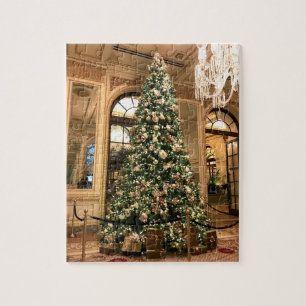 Christmas Tree at the Plaza 8X10  Jigsaw Puzzle