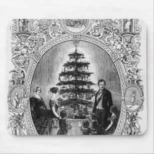 Christmas Tree at Windsor Castle, 1848 Mouse Pad
