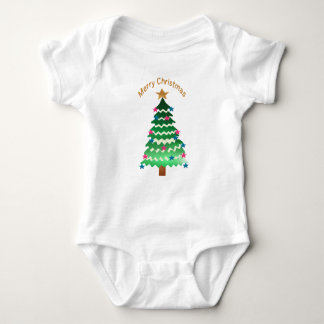 Christmas tree baby bodysuit
