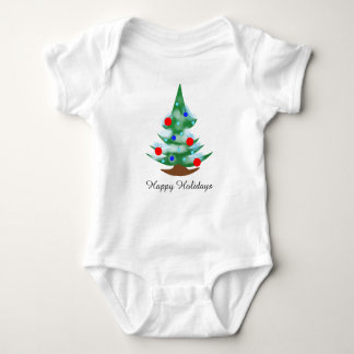 Christmas tree baby bodysuit