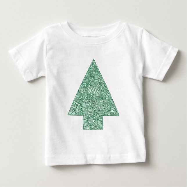 Christmas Tree Baby T-Shirt (Front)