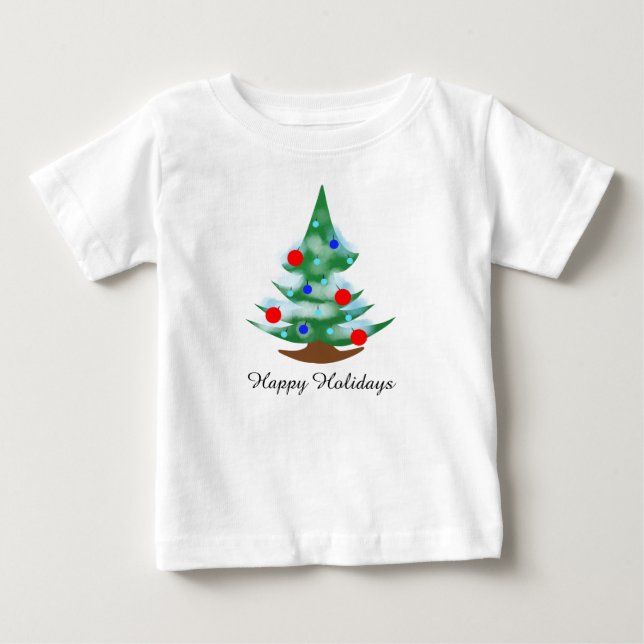Christmas tree baby T-Shirt (Front)