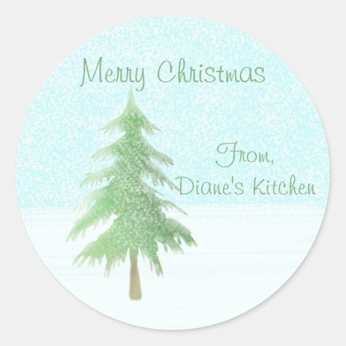 Christmas Tree Bakery Label