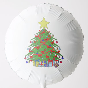 Christmas tree balloon
