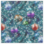 Christmas Tree Balls Pattern Fabric