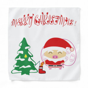 Christmas tree bandana