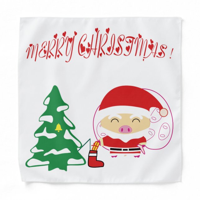 Christmas tree bandana (Front)