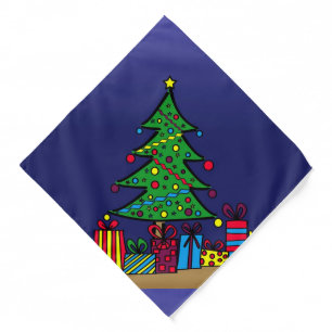Christmas tree bandana