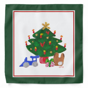 Christmas Tree Bandana