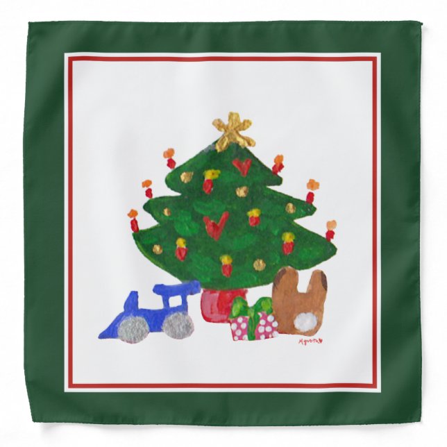 Christmas Tree Bandana (Front)
