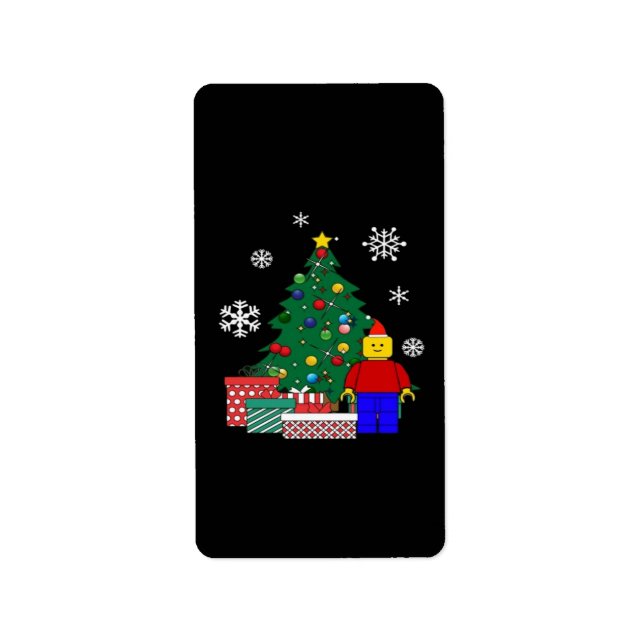  Christmas Tree Baseball  Label (Front)