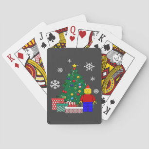 Christmas Tree Baseball Poker Cards