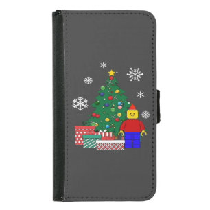 Christmas Tree Baseball Samsung Galaxy S5 Wallet Case