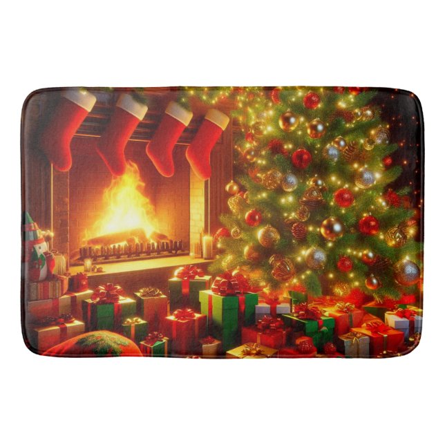 Christmas Tree Bath Mat (Front)